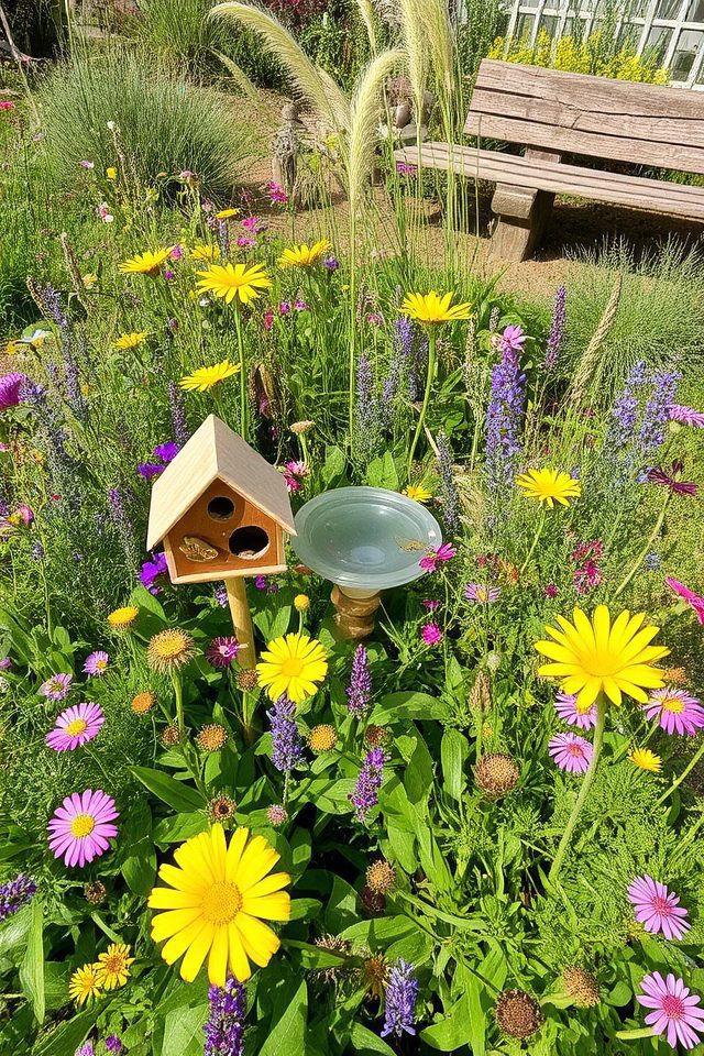 pollinator friendly native plant garden