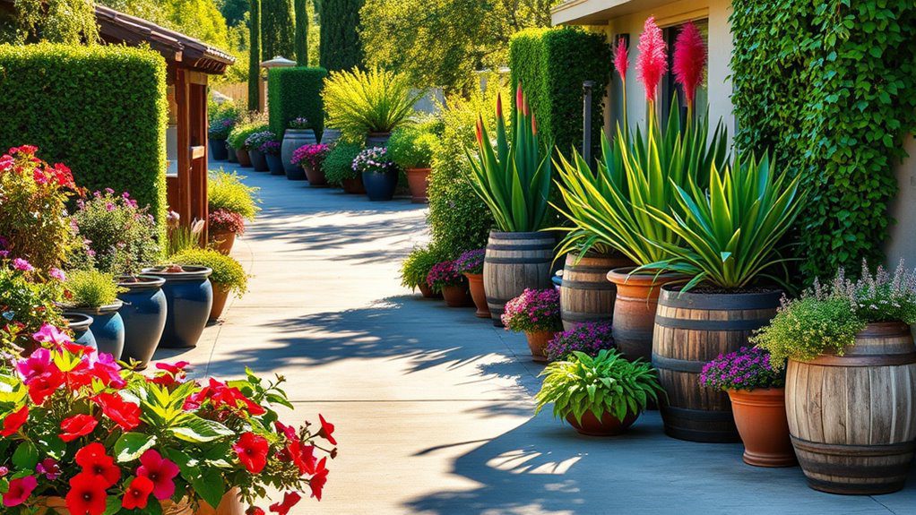 portable vibrant plant displays