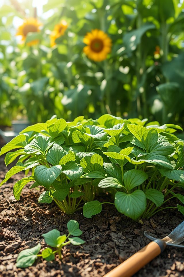 potatoes thrive in shade