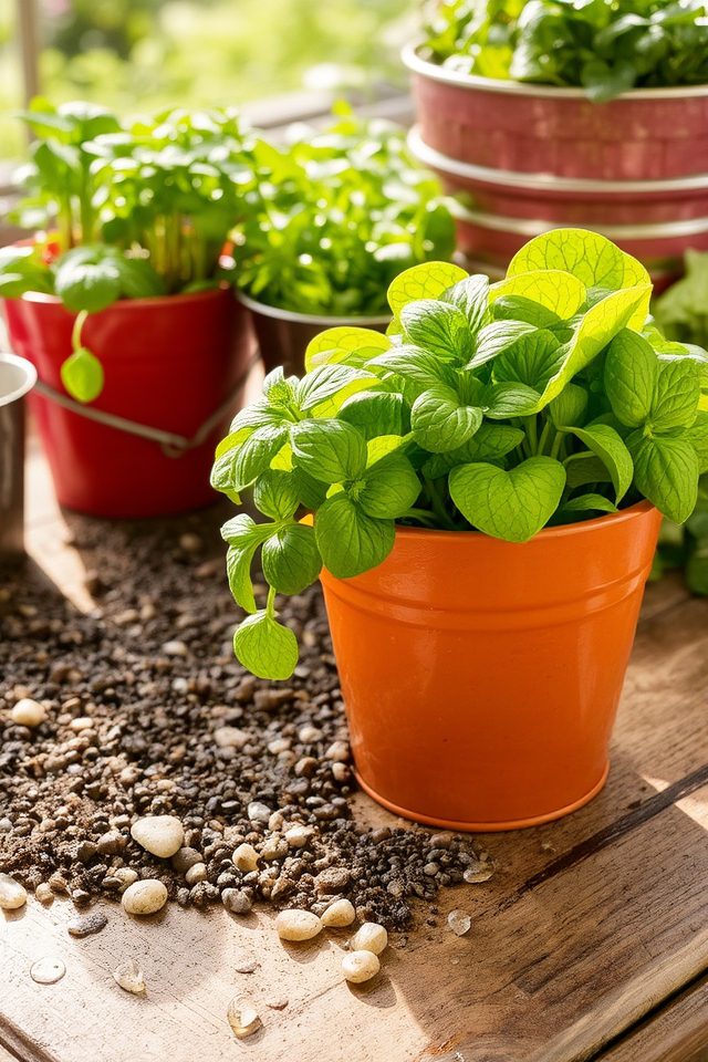 proper drainage for plants