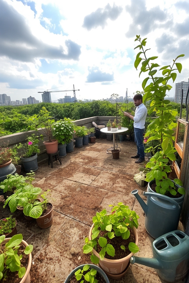 proper roof garden maintenance