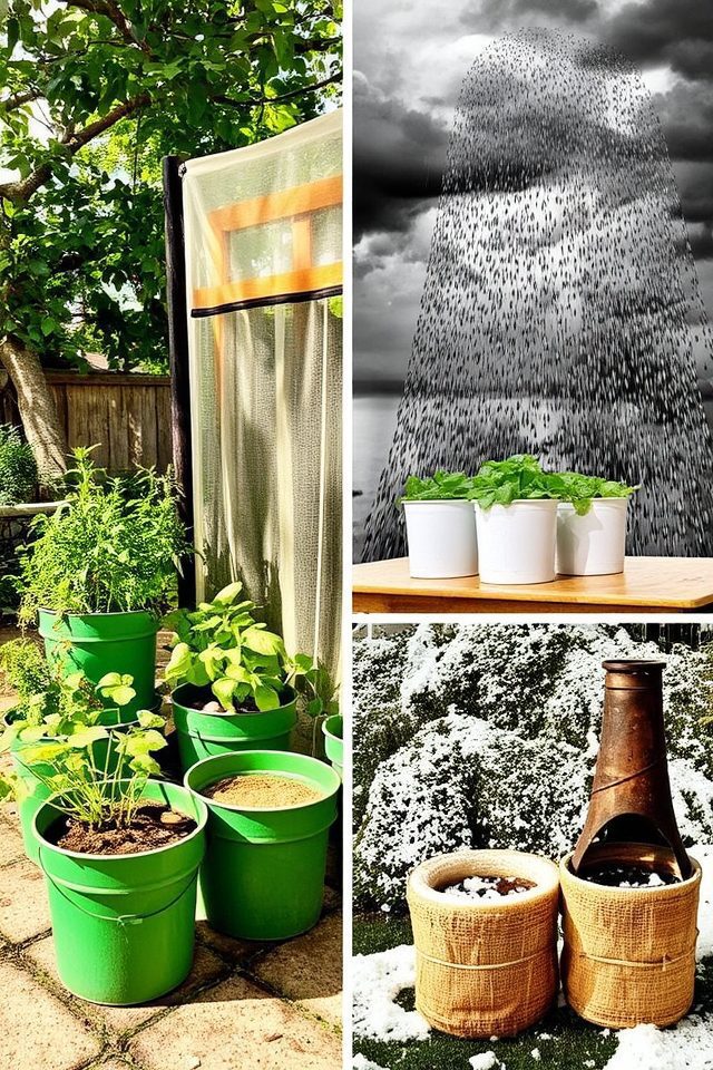 protect your bucket garden