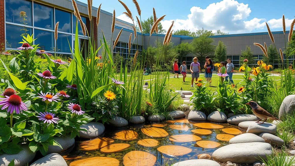 rain garden water conservation project