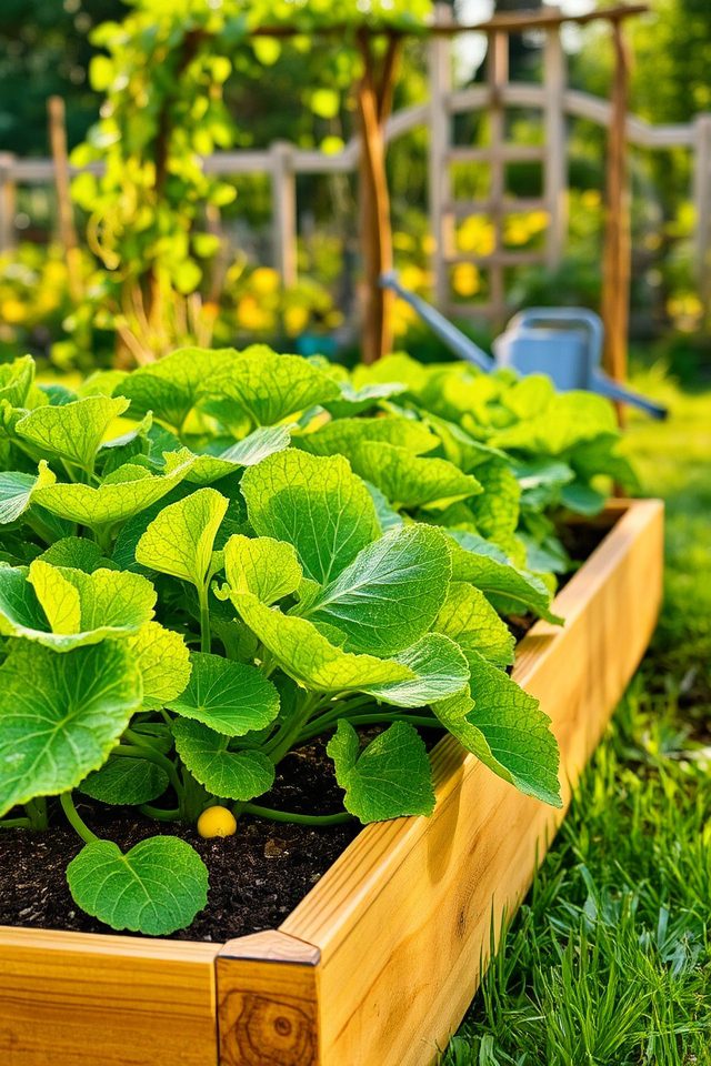 raised beds for zucchini