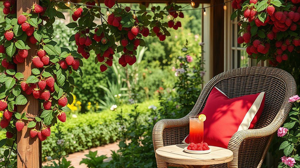 raspberry garden retreat space