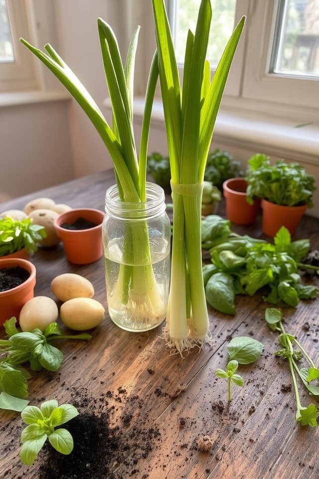 regrow kitchen scraps sustainably