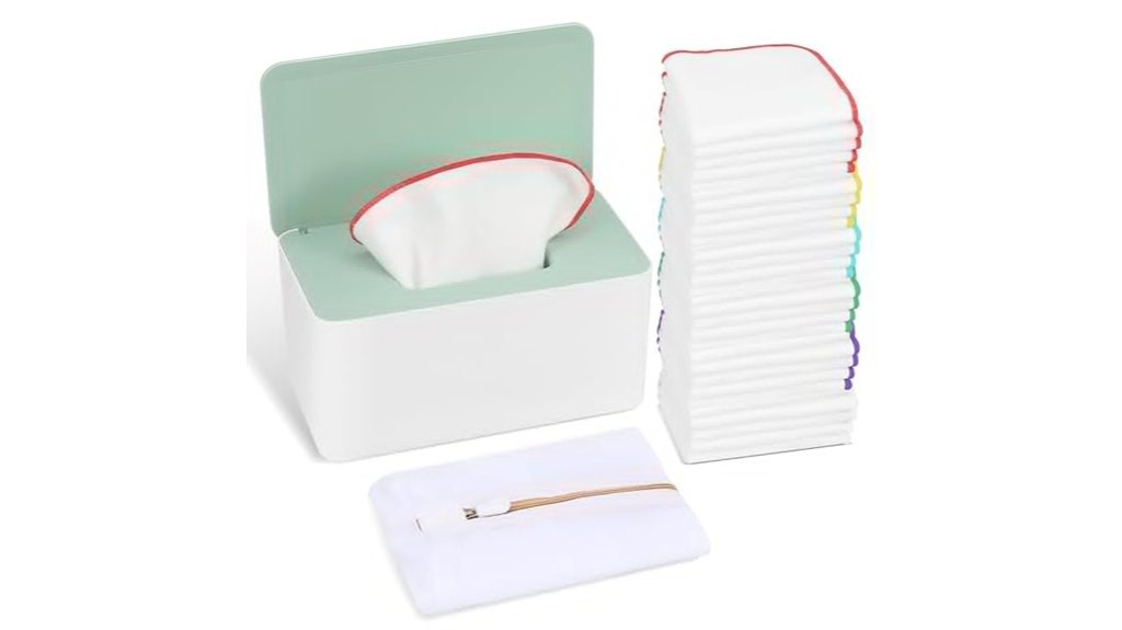 reusable flannel baby wipes