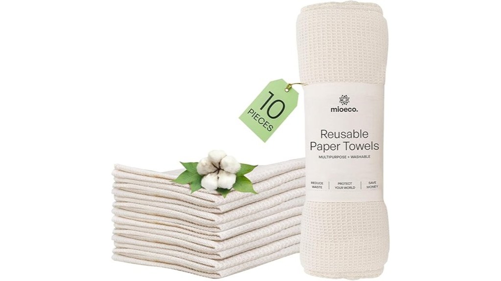 reusable organic cotton towels