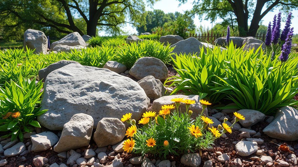 rock mulch benefits landscaping aesthetics