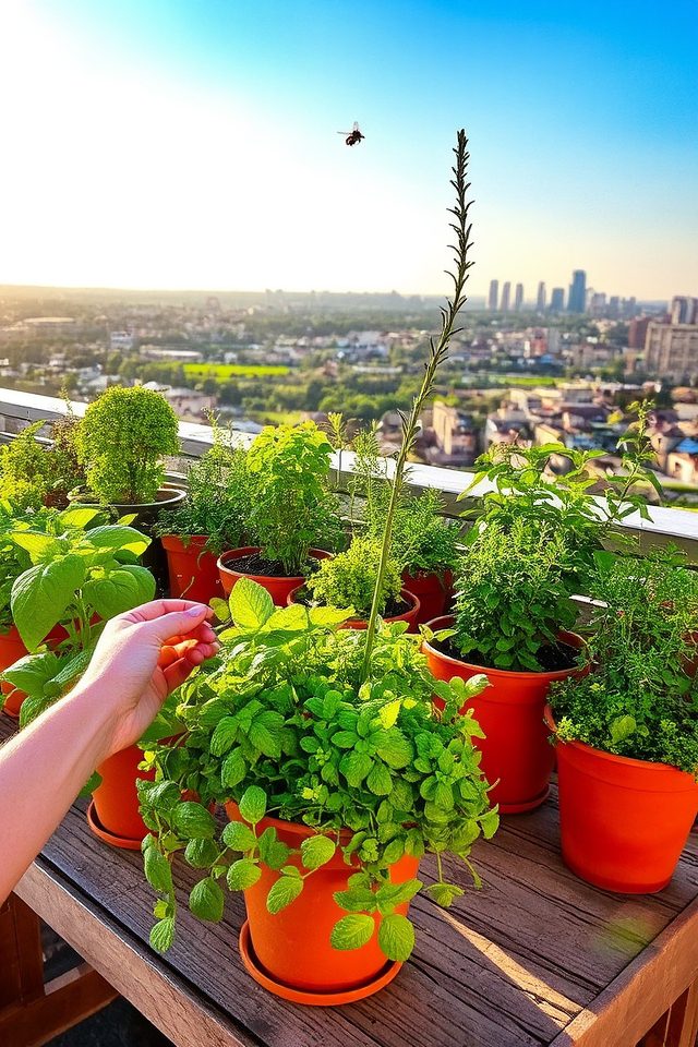 rooftop herb garden benefits