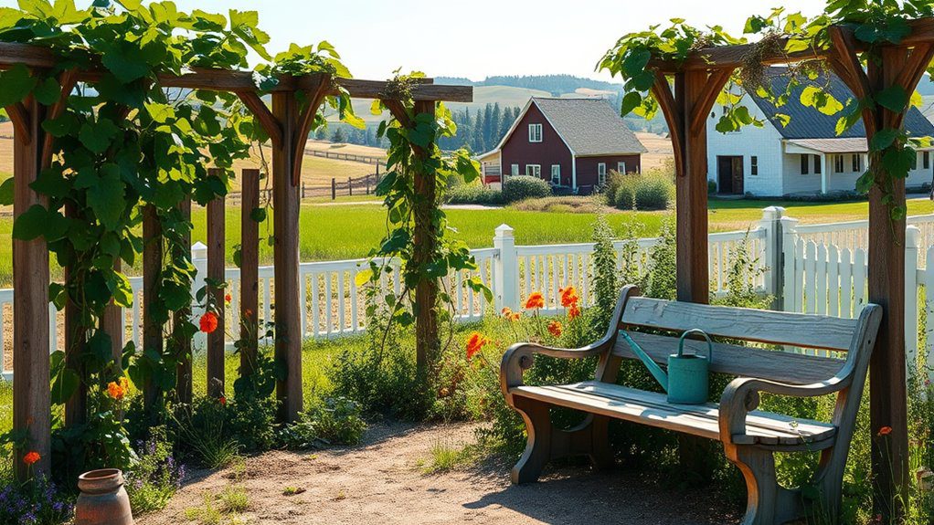 rustic charm for climbing plants