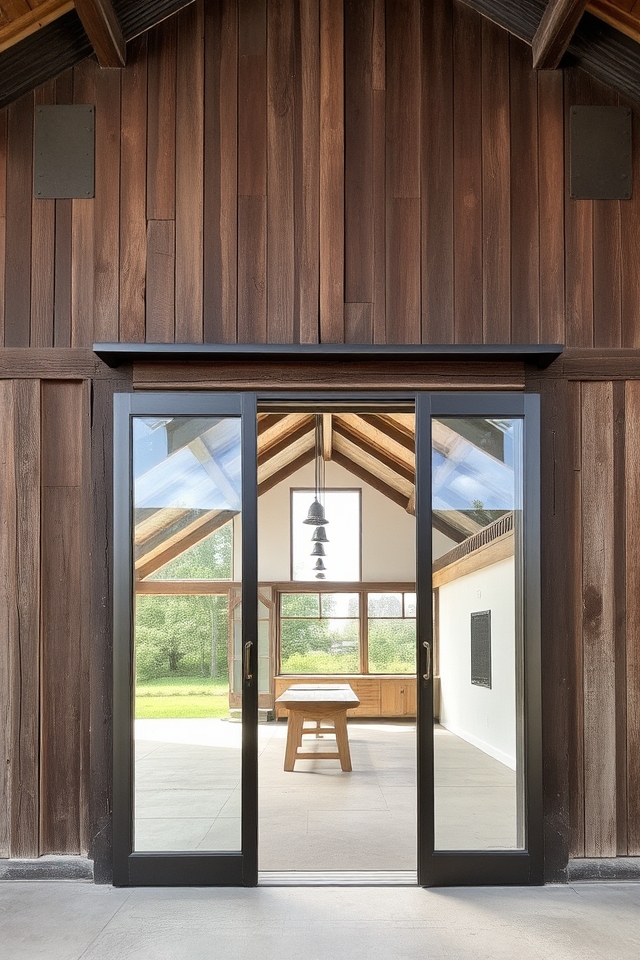 rustic modern fusion