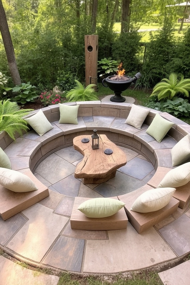 rustic outdoor seating solutions