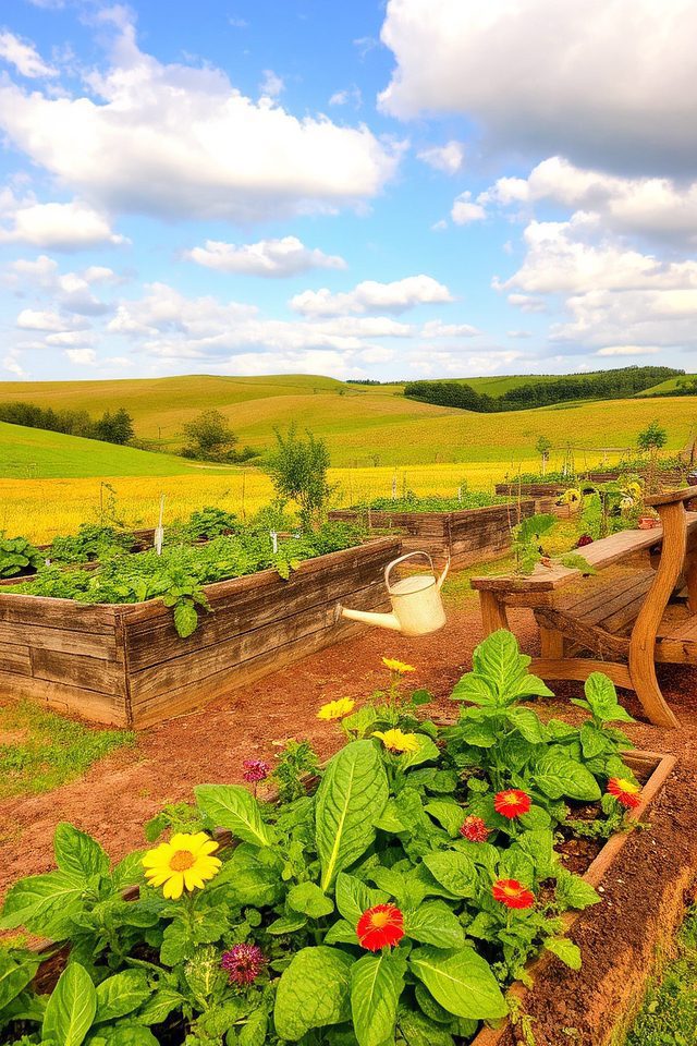 rustic raised garden benefits