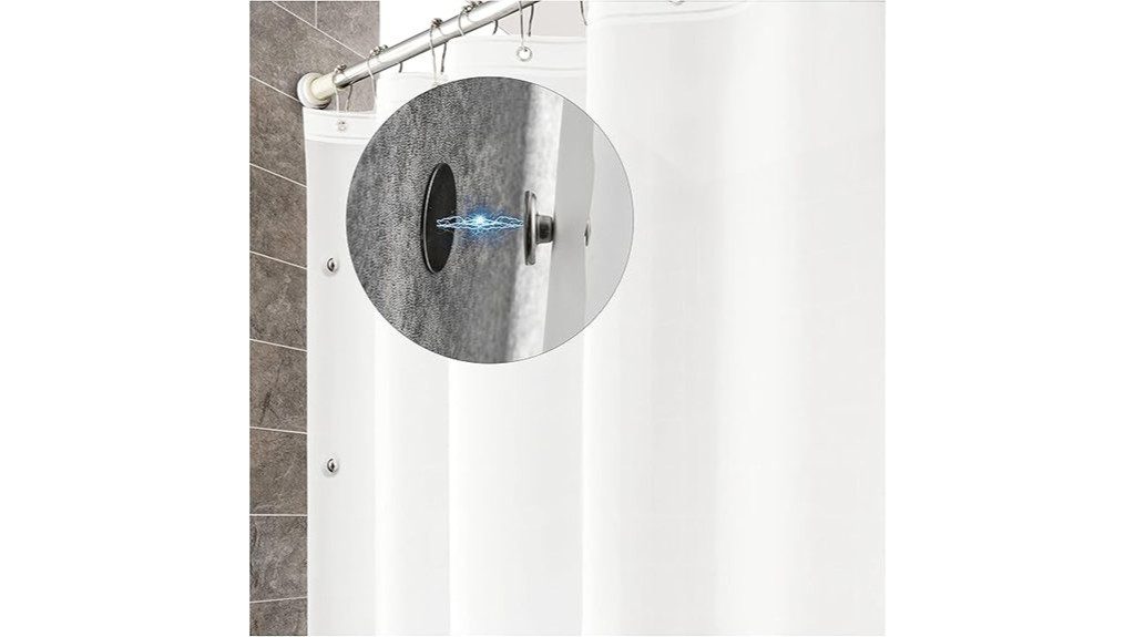 safe magnetic shower liner