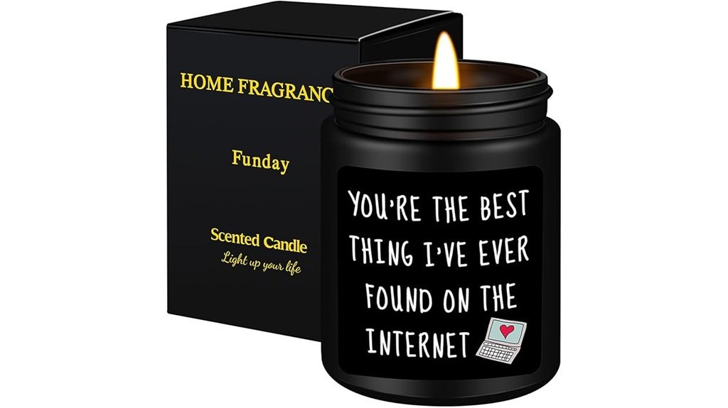 scented candle gift men