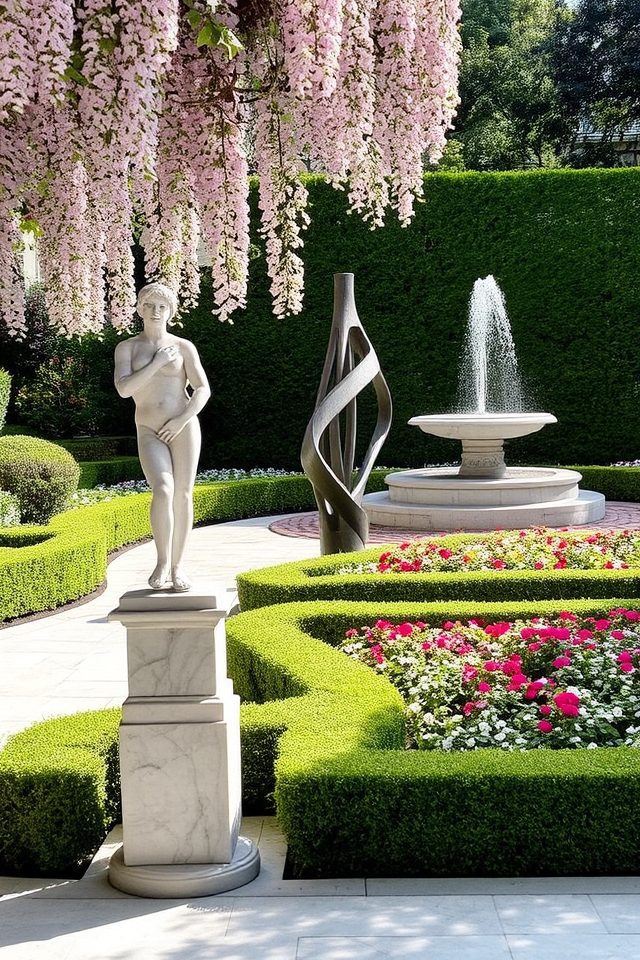 sculptural elegance enhances landscapes