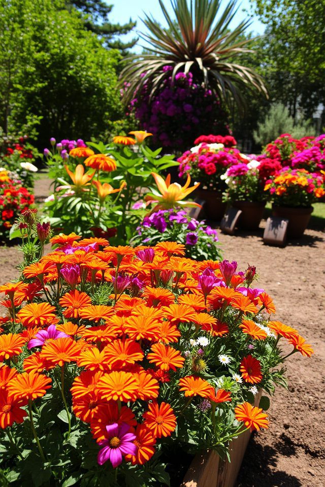 seasonal blooming garden design