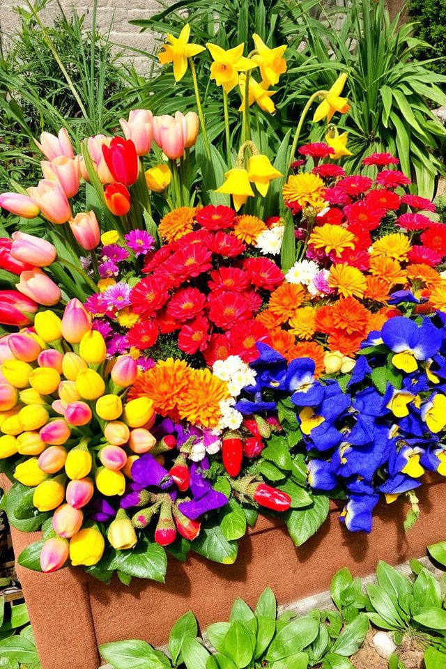 seasonal blooms for planters