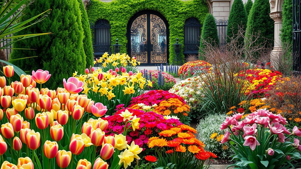 seasonal floral garden elegance