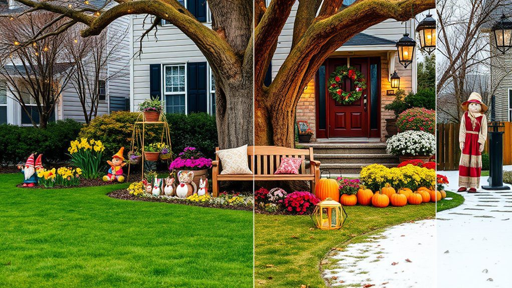 seasonal front yard decor