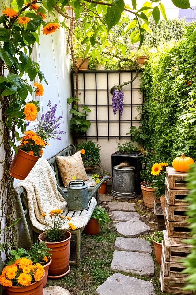 seasonal garden space transformations