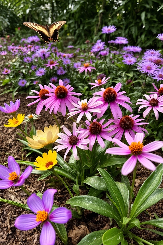 seasonal native layered blooms