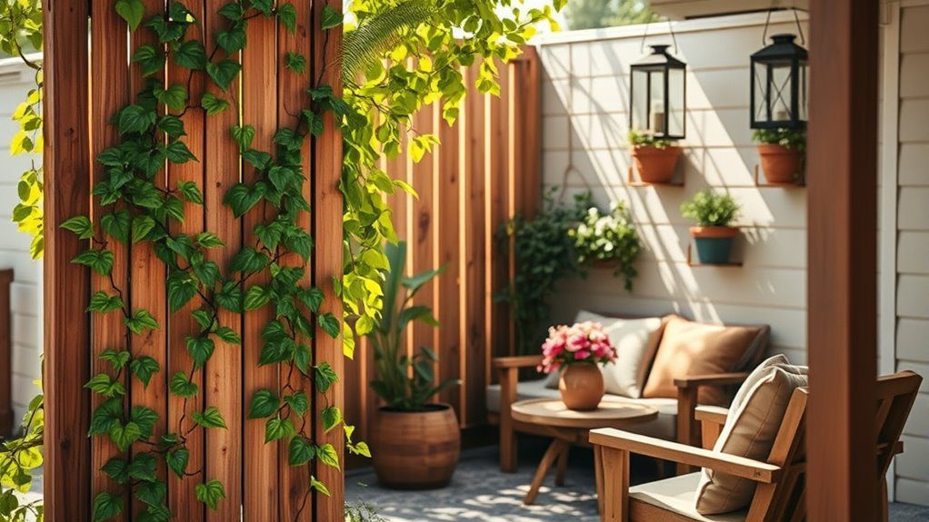 secluded outdoor garden oasis