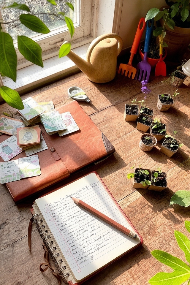 seed collection gardening journal