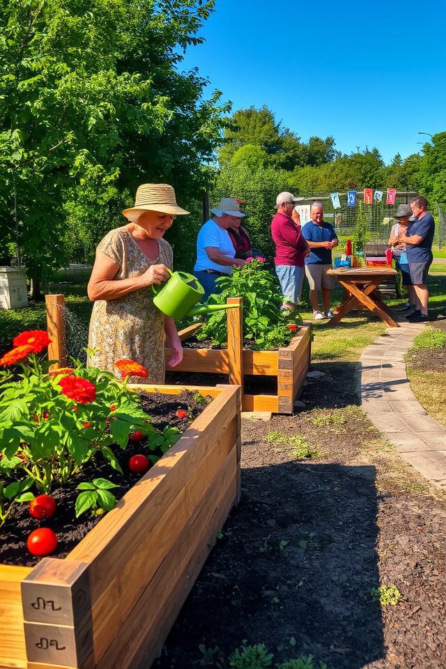 senior gardening community projects