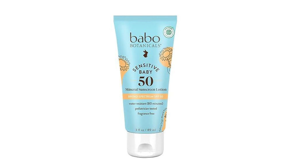 sensitive baby sunscreen lotion