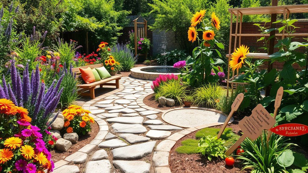 sensory exploration in gardens