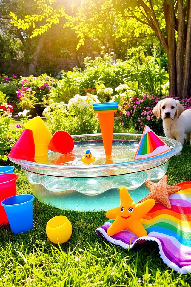 sensory rich water exploration