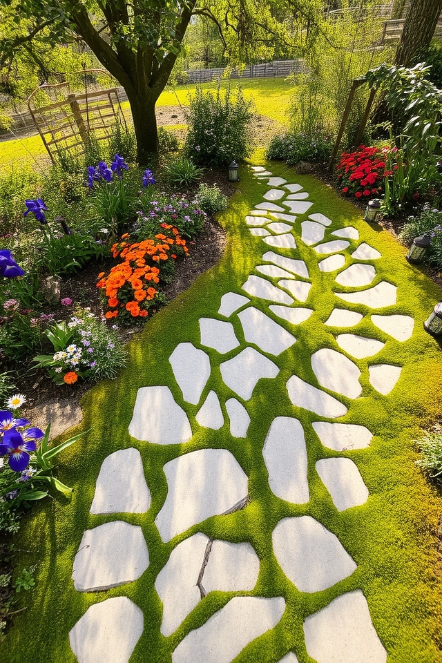 serene garden pathway designs