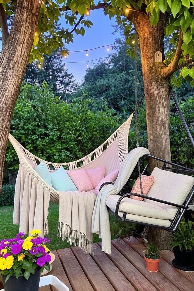 serene garden relaxation nooks