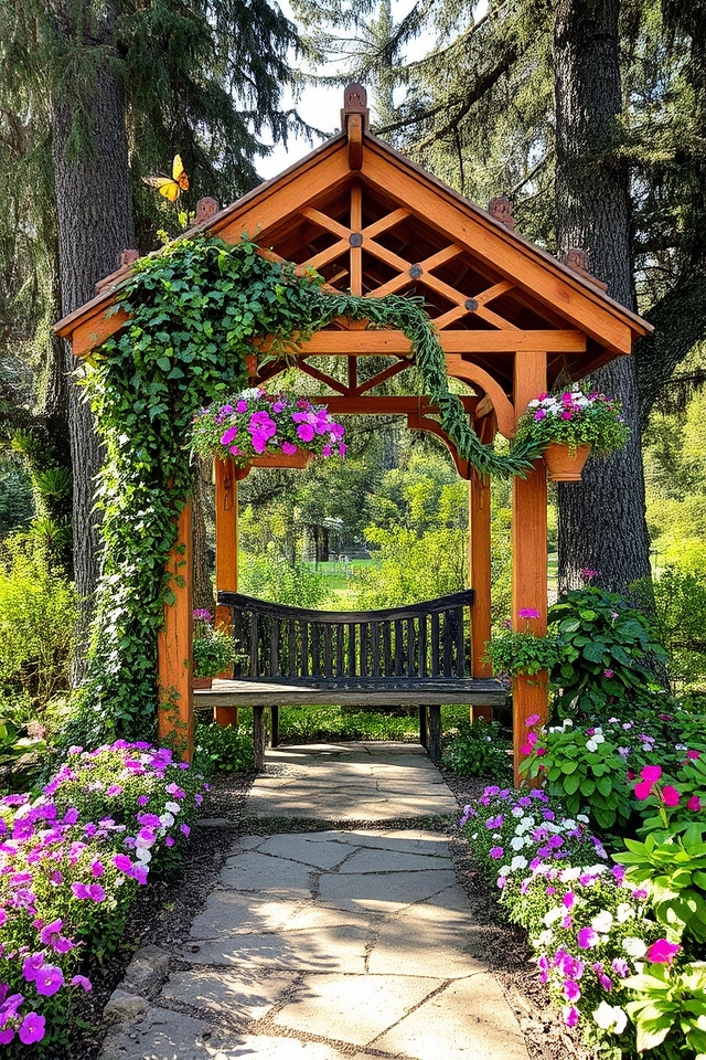 serene memorial gathering space