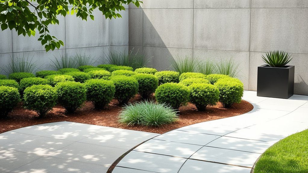 serene minimalist garden design