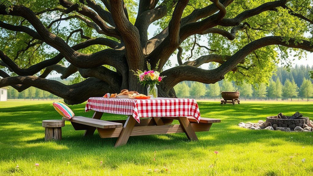 serene outdoor picnic retreat