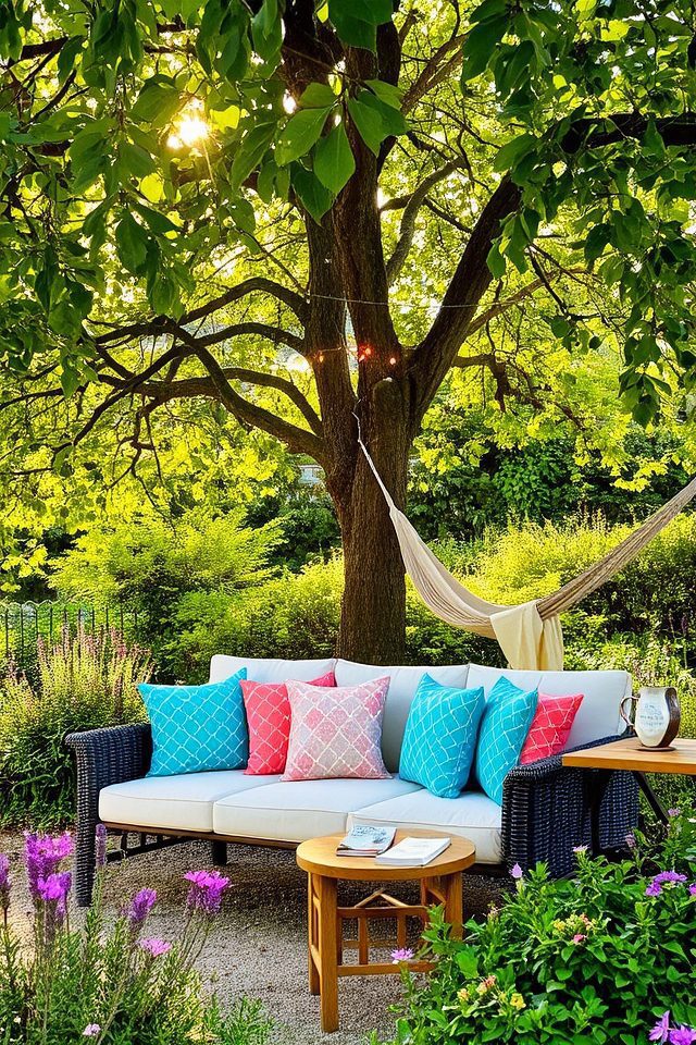 serene outdoor relaxation spaces