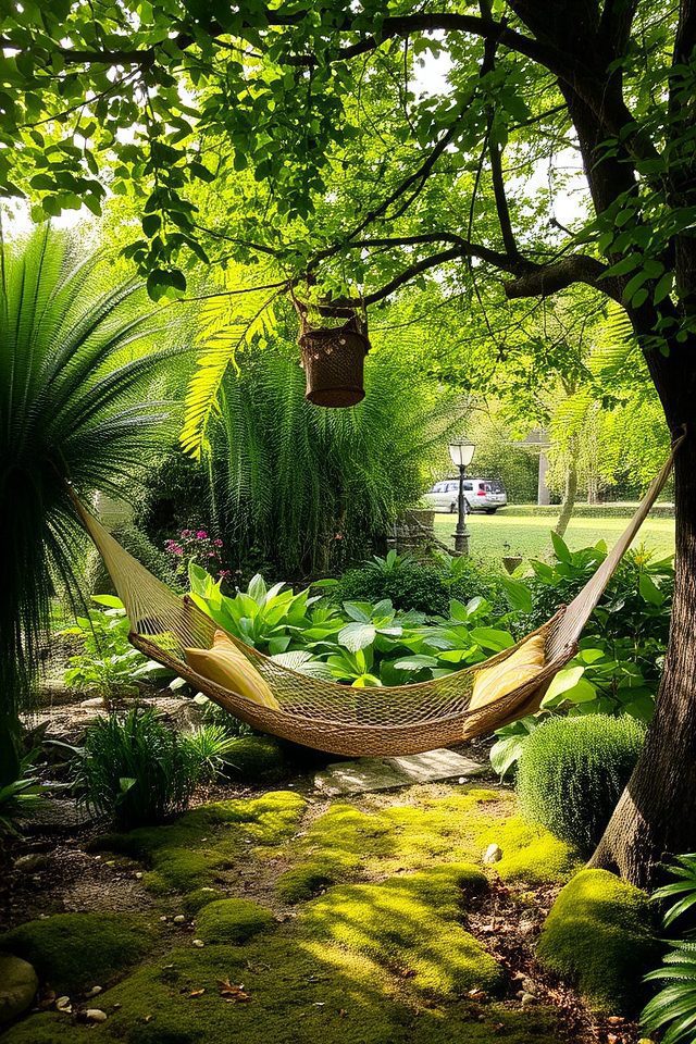 serene shade garden oasis