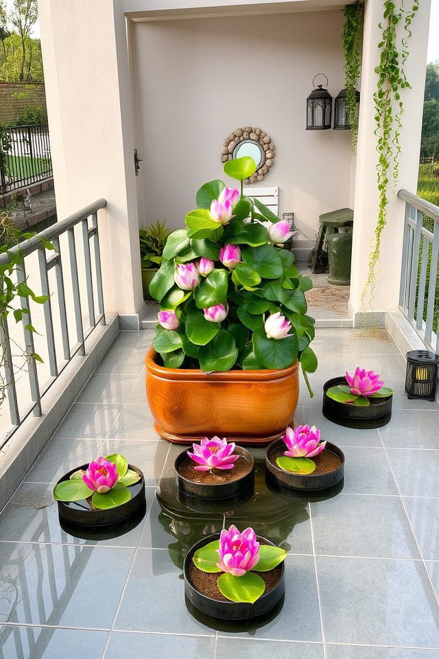 serene small space water gardens