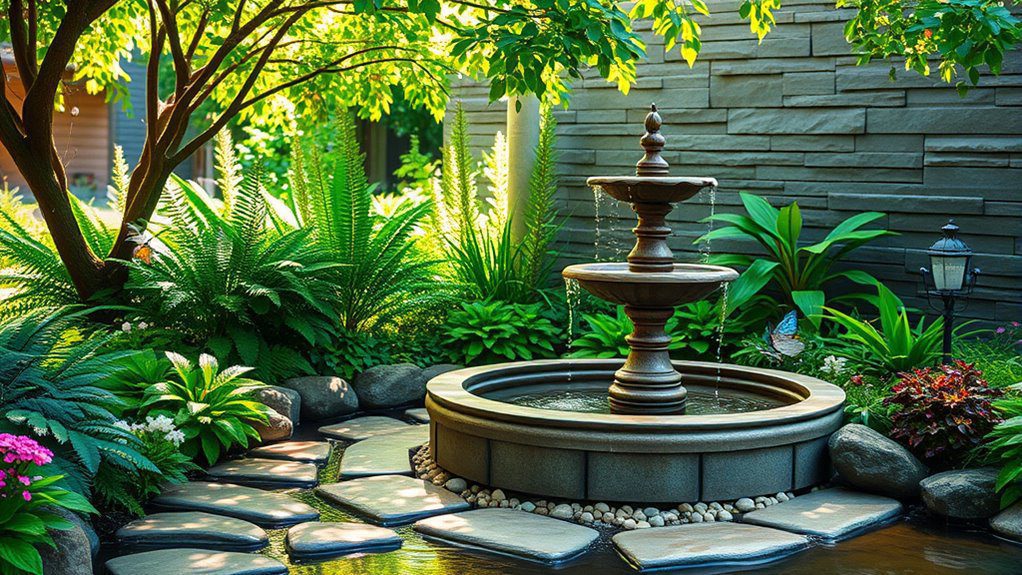 serene soundscape with water