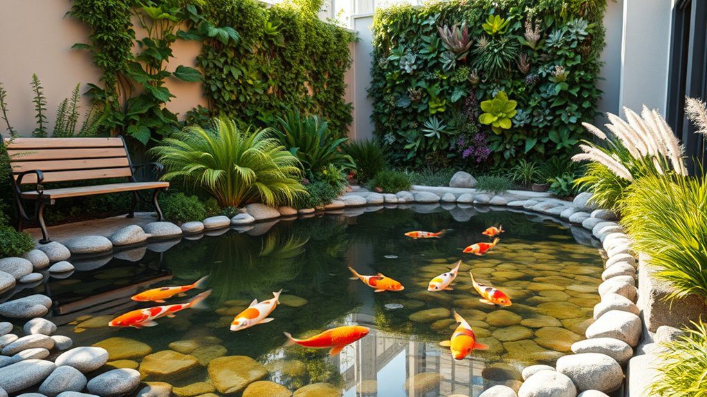 serene urban koi havens
