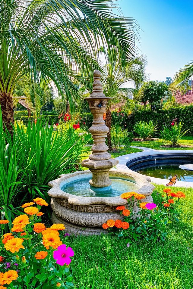 serene water feature aesthetics