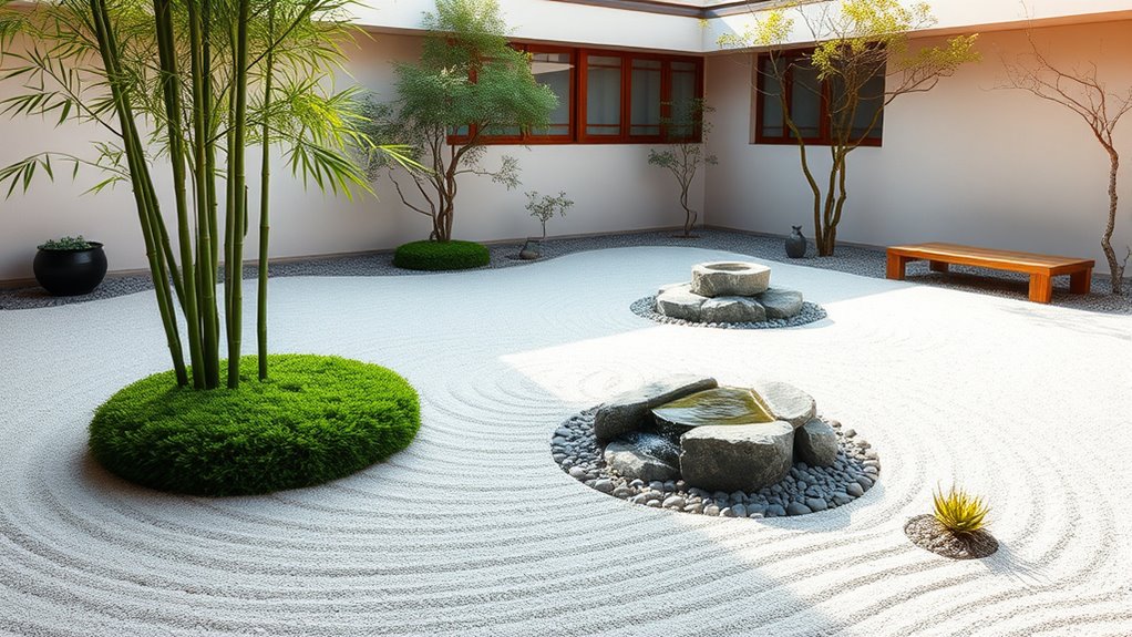 serene zen garden elements