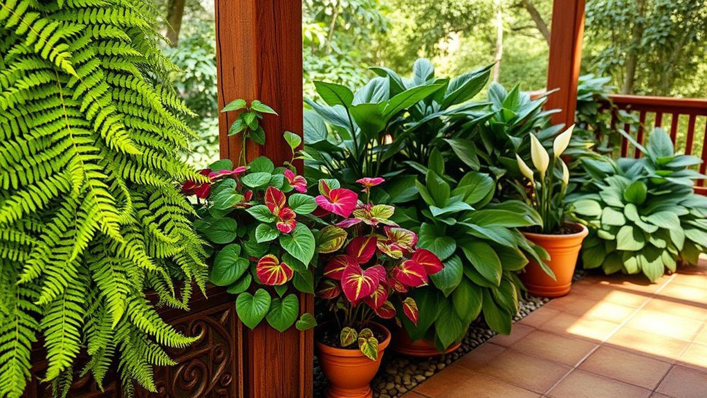 shade loving plants for tranquility