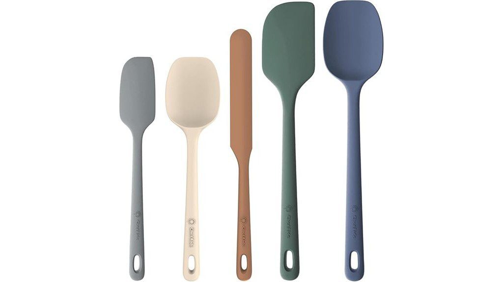 silicone spatula kitchen set
