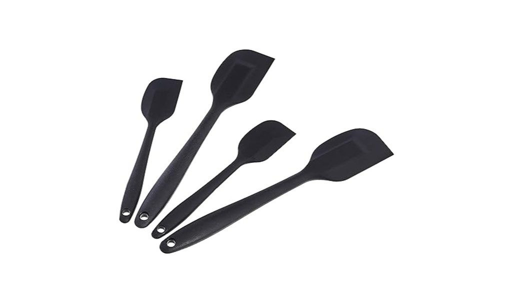 silicone spatula set included