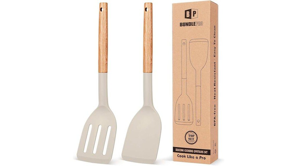 silicone spatulas with handles