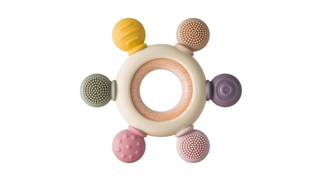 silicone teething toy set